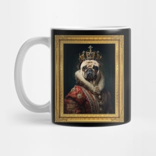 Pug - Medieval Queen (Framed) Mug